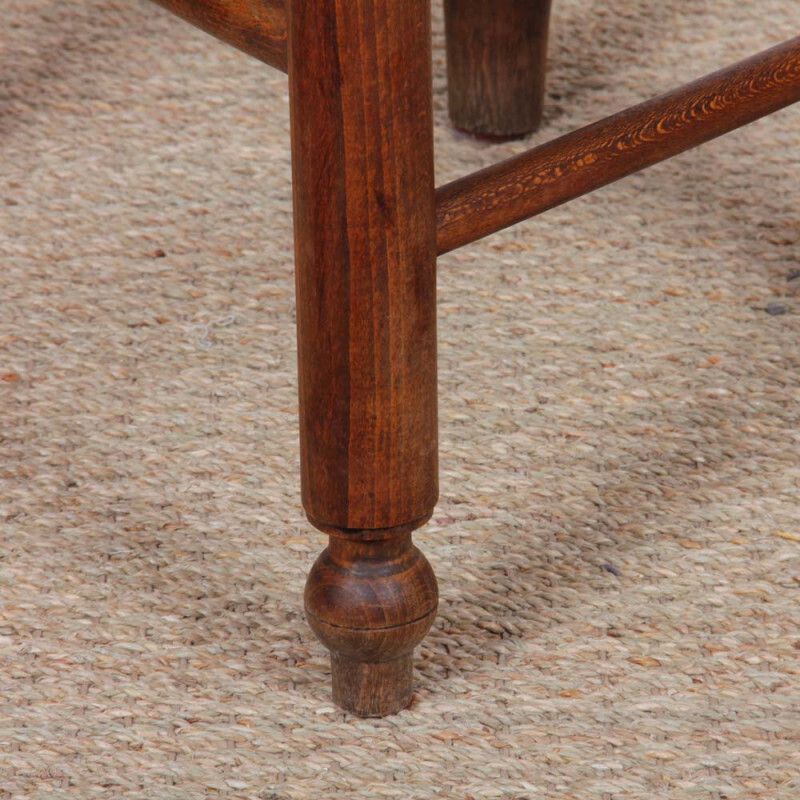 Set Of 6 Straw Chairs, French Craftsmanship, 1940 photo 1880.0