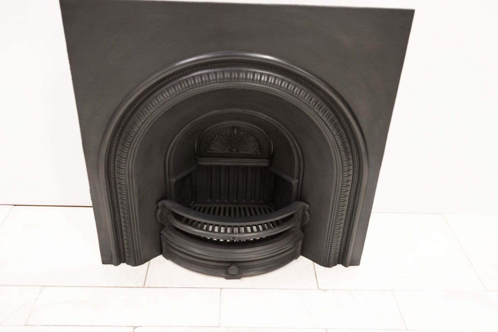 Antique Cast Iron Arched Fireplace Insert photo 1200.0