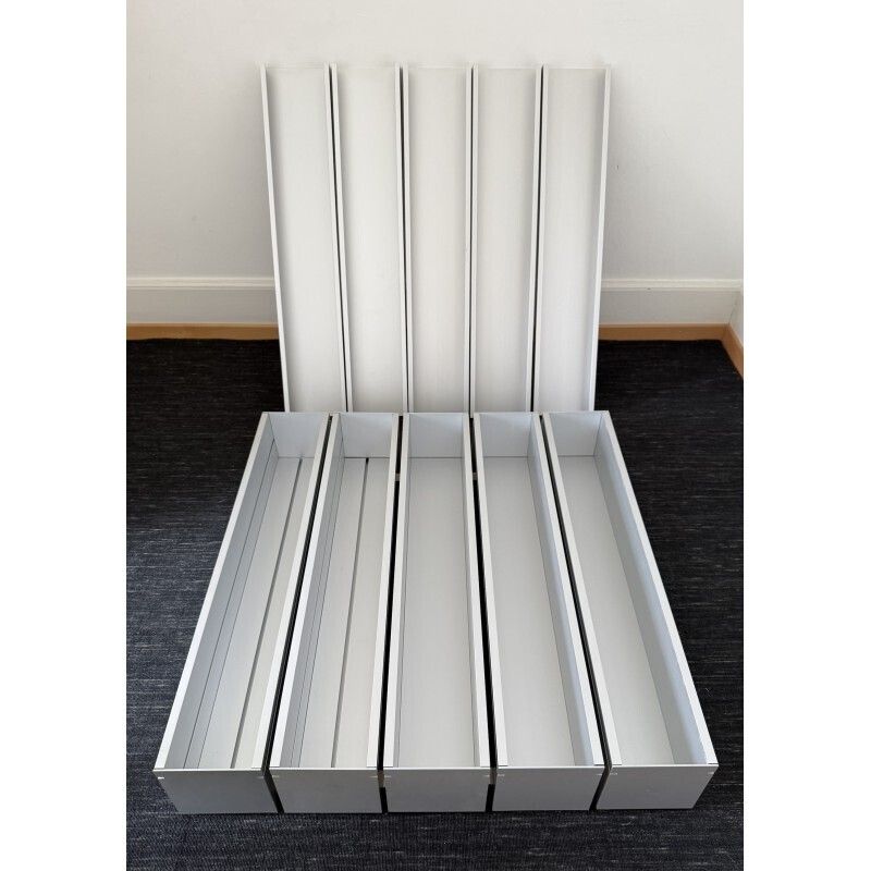 Set Of 5 Horizontals Shelves By Shigeru Uchida For Pastoe photo vintage