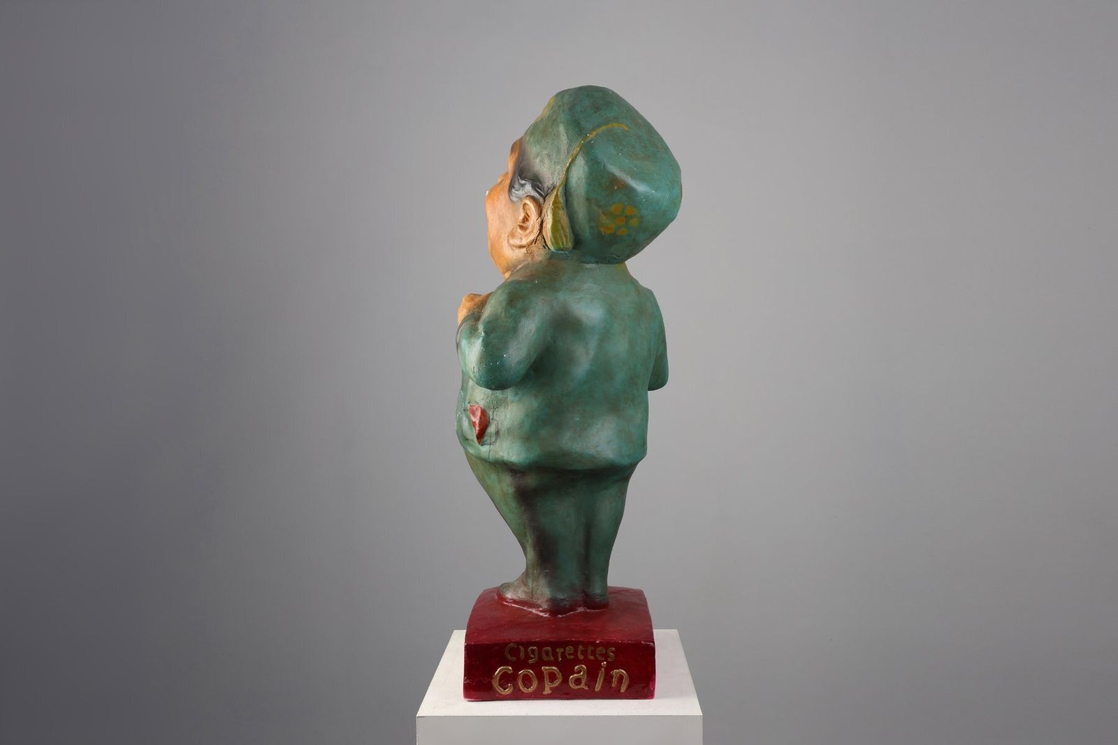 Art Art Deco Advertising Statue For Cigarettes Copain, France, 1920s photo