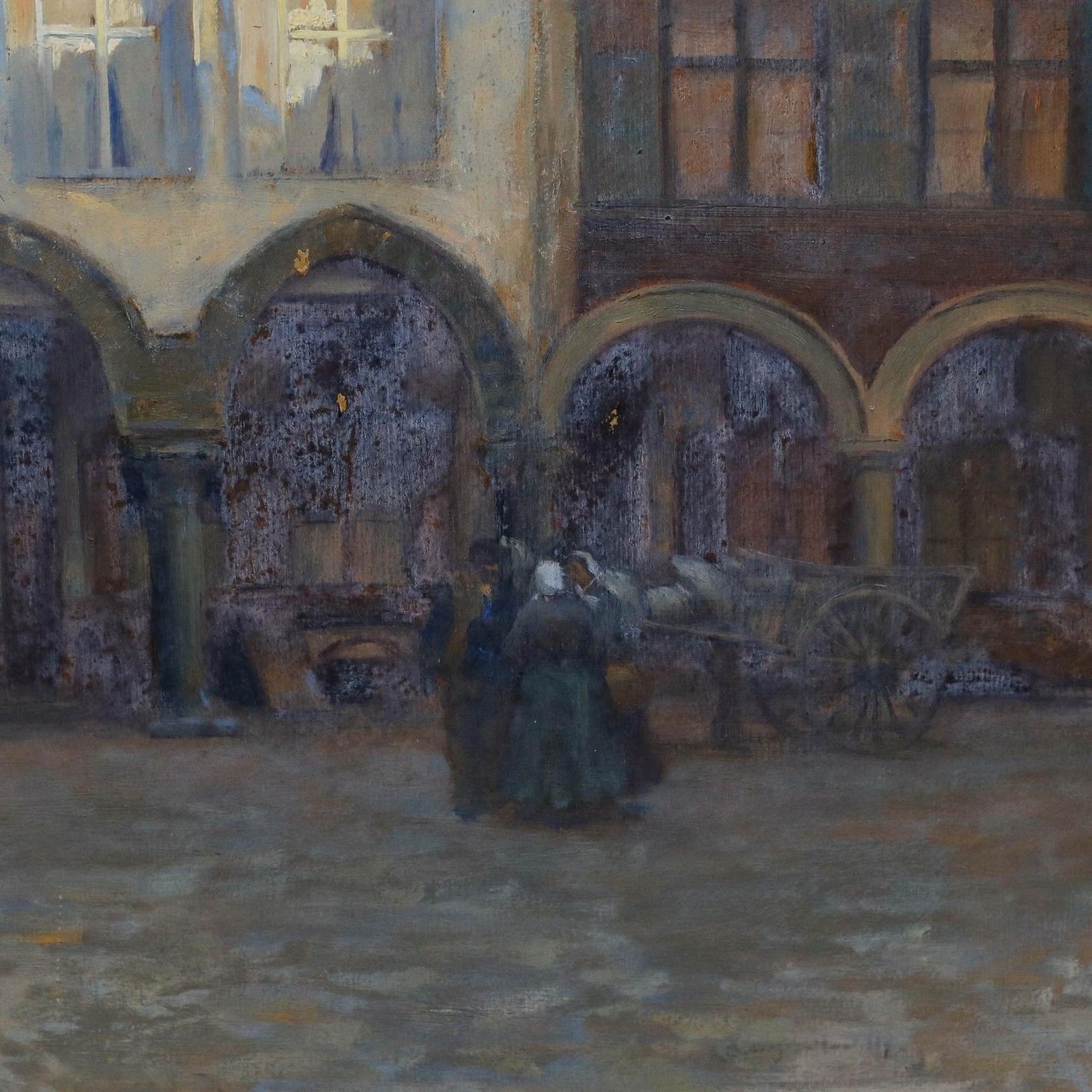 Dilly Georges Hippolyte (1876 1942) Framed Early 20th Century Oil, Arras photo 450.0