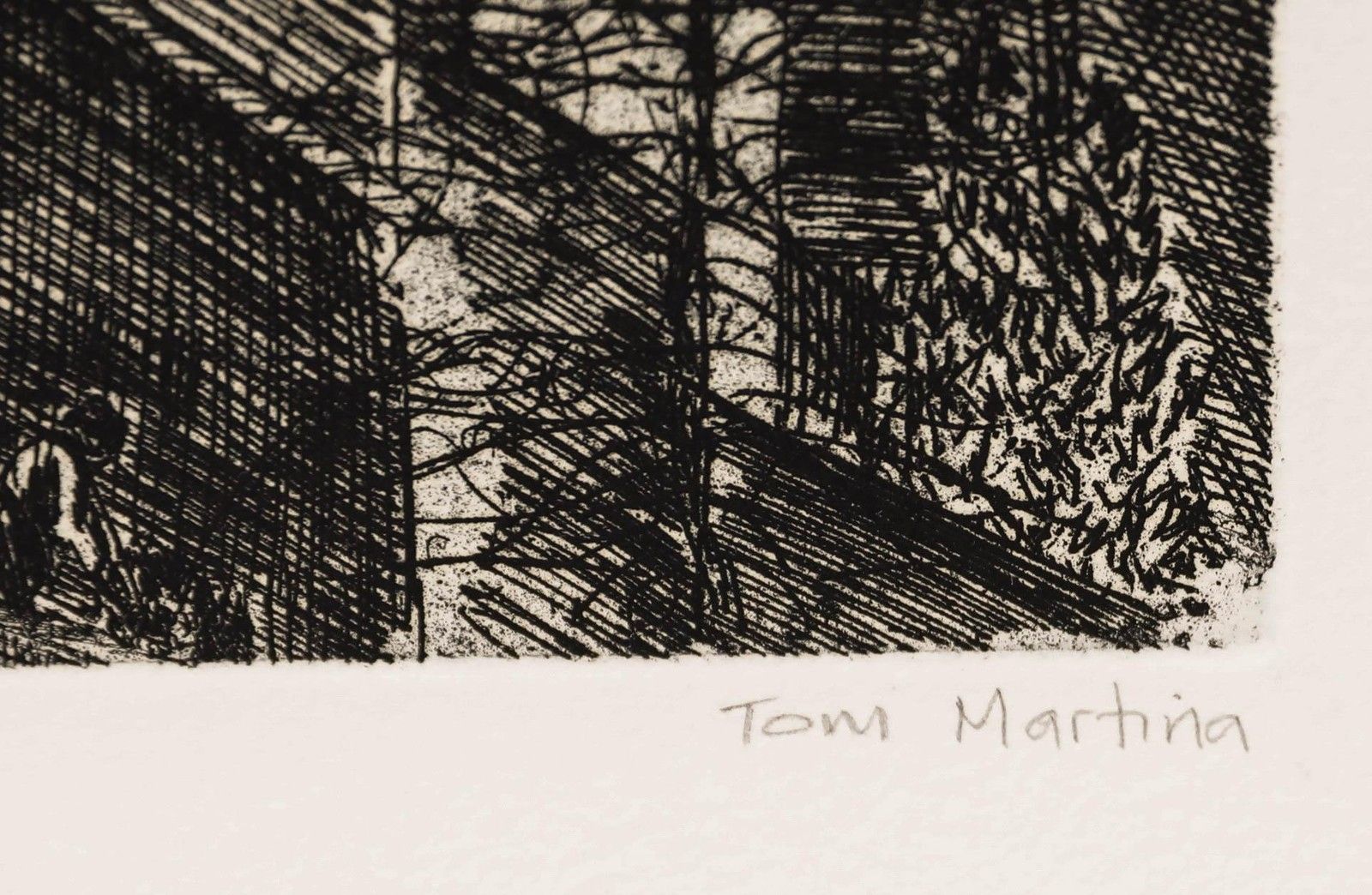 Toni Martina Re (1956 2017) 20th Century Etching, View Across London photo 175.0