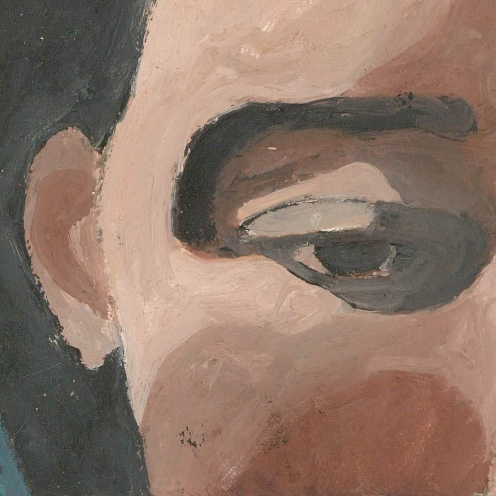 Ben Carrivick Contemporary Oil, Tired Eyes photo for sale