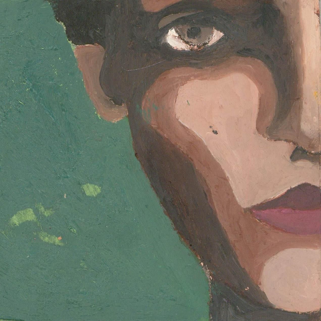 Ben Carrivick Contemporary Oil, Contours Of A Face photo for sale