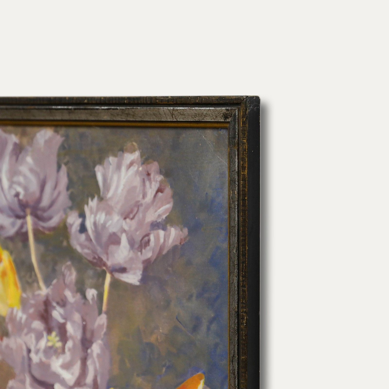 Leslie Charles Boyce (1892 1989) Mid 20th Century Oil, Purple Flowers photo 225.0