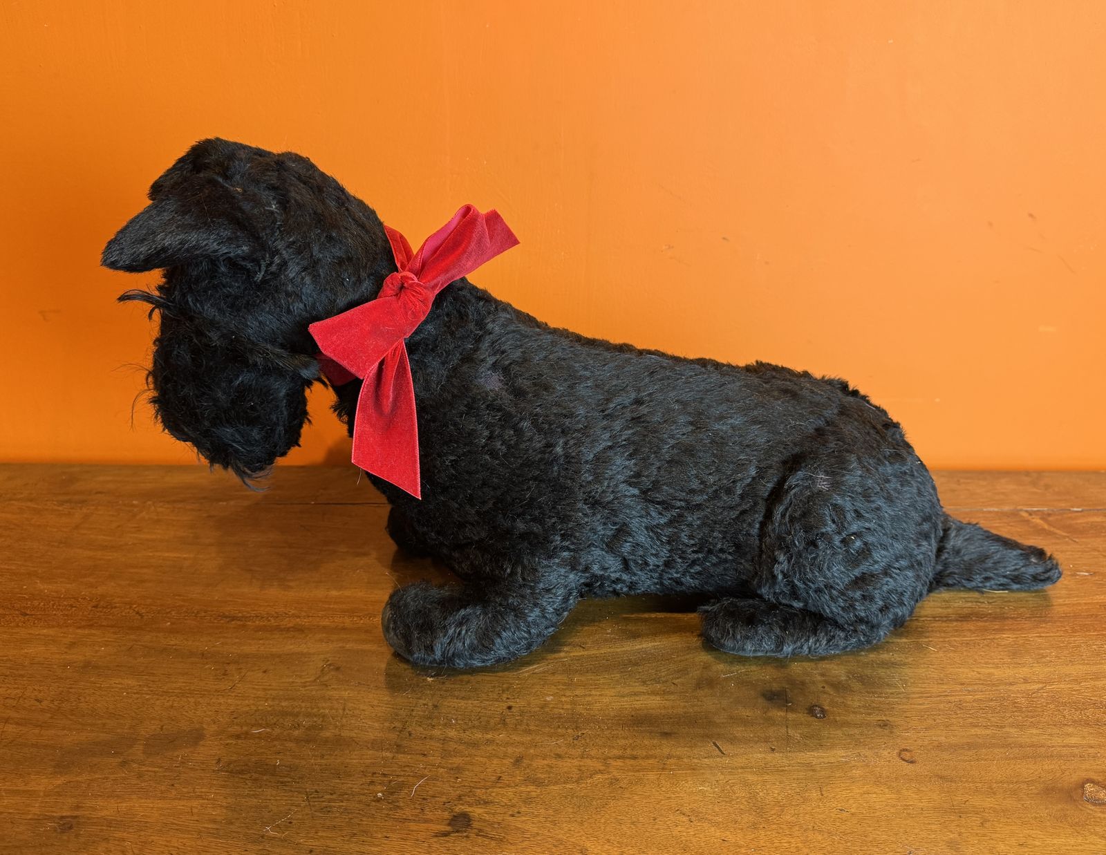 Chiltern Toys Panurge Pets Mohair Scottie Dog Circa 1930 photo vinterior