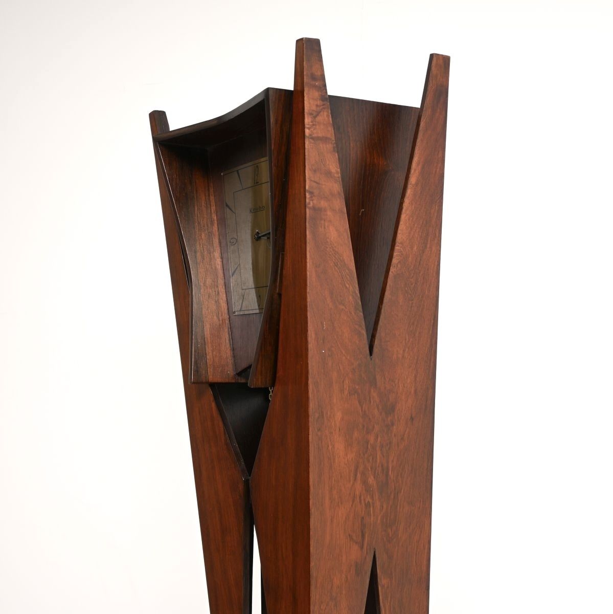 Vintage Danish Rosewood Grandfather Clock By Knuba photo buy