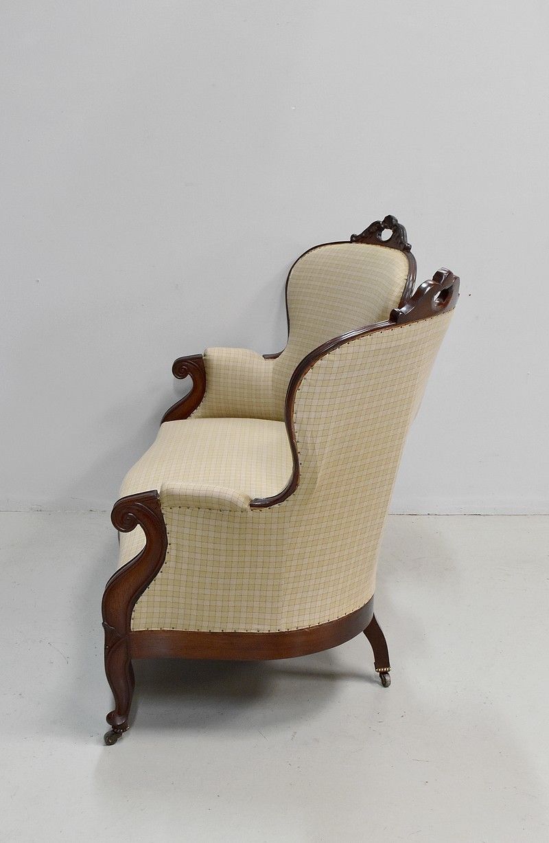 Napoléon III Wing Sofa, 19th Century photo 3672.98