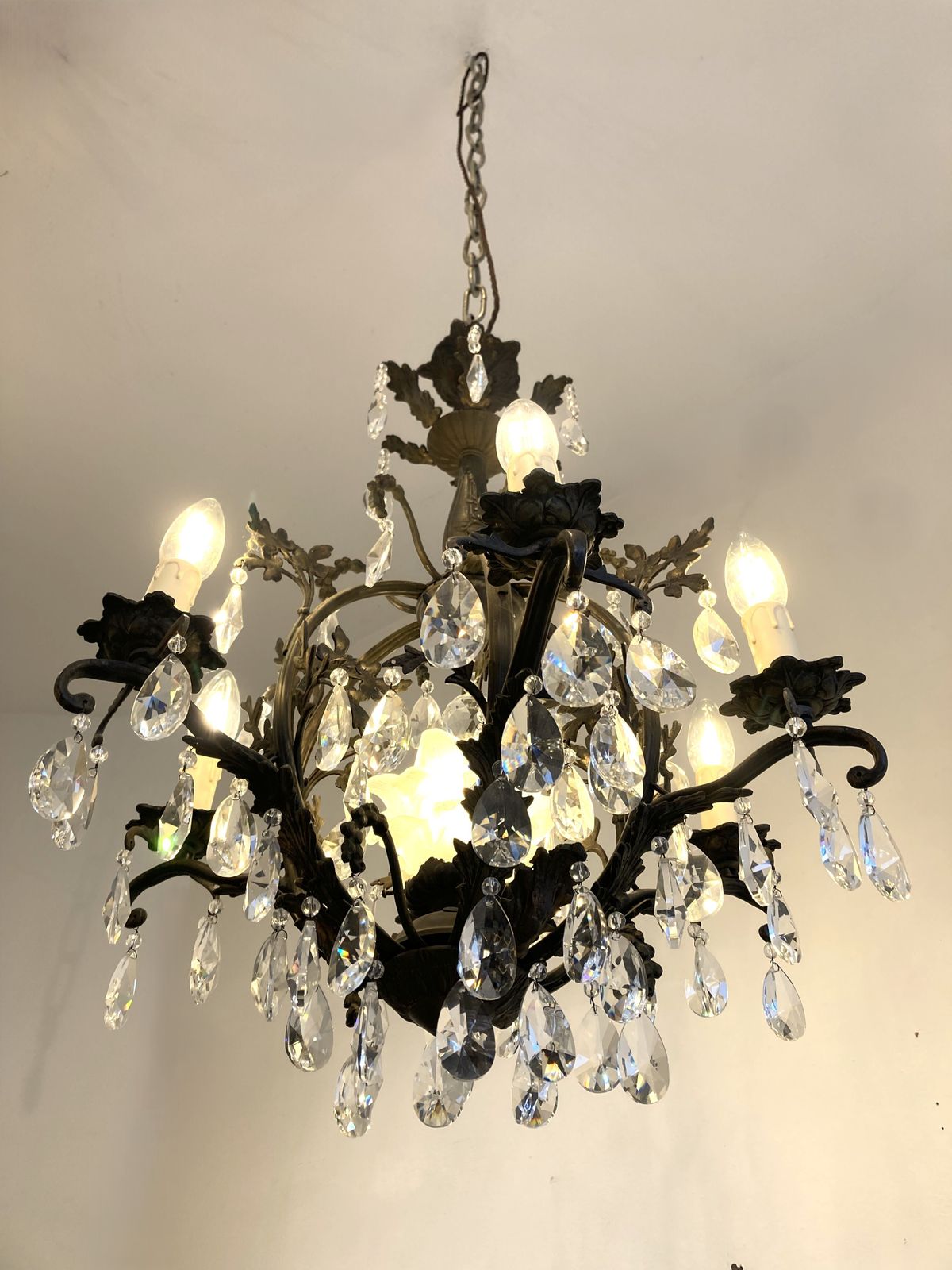 Stunning Antique Birdcage Chandelier photo 795.0