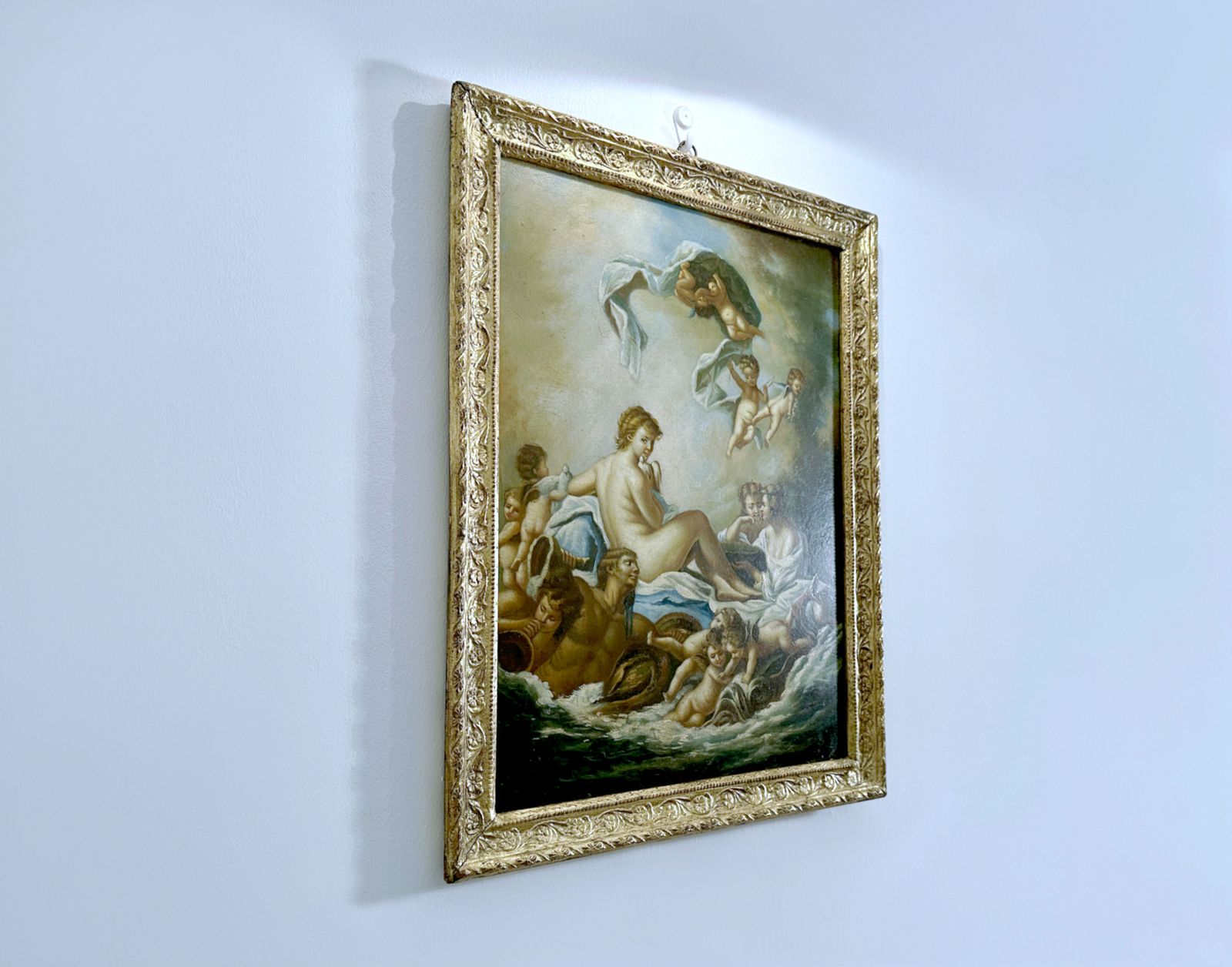 Baroque Painting   The Birth Of Venus   Oil On Copper   19th Century photo buy
