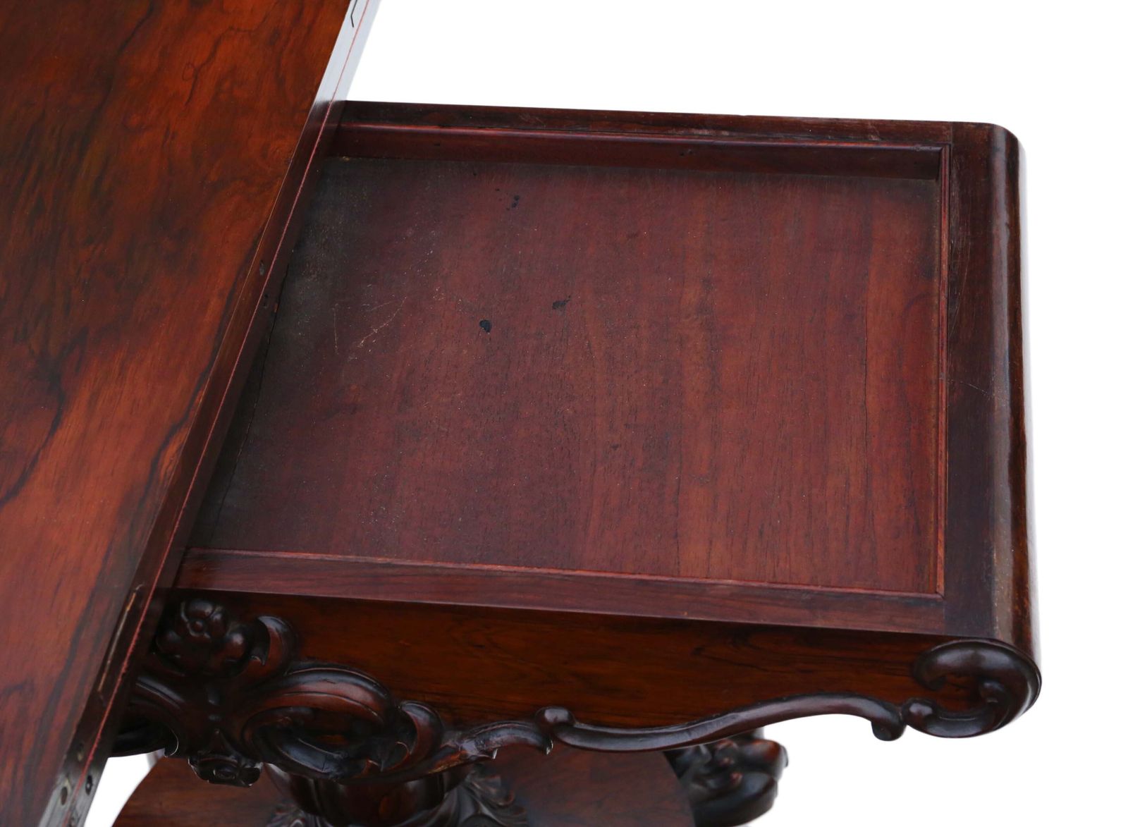 Very Fine Quality Regency Folding Rosewood Card Tea Console Table C1825   19th Century photo buy