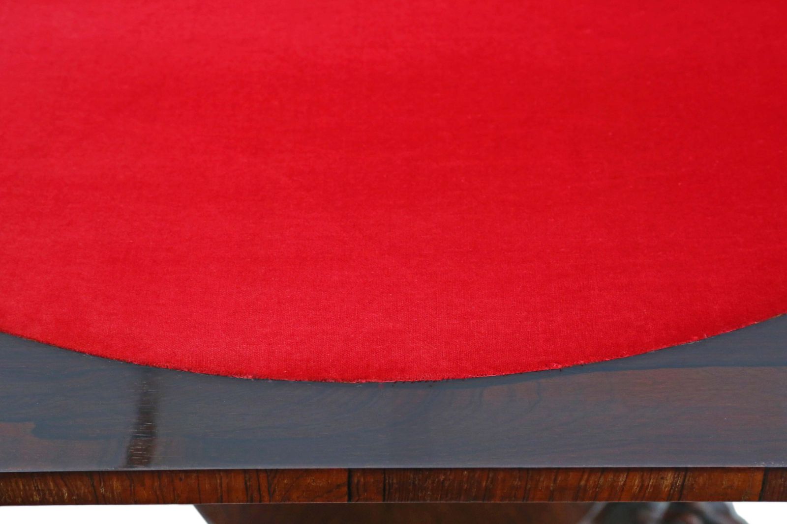photo furniture Very Fine Quality Regency Folding Rosewood Card Tea Console Table C1825   19th Century
