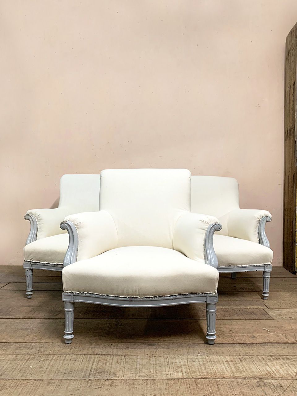Napoleon III Armchairs (3 Available)