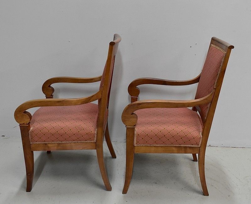 Two Restoration Chairs In Cherry 19th photo Furniture
