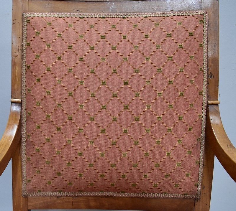 Furniture Two Restoration Chairs In Cherry 19th photo
