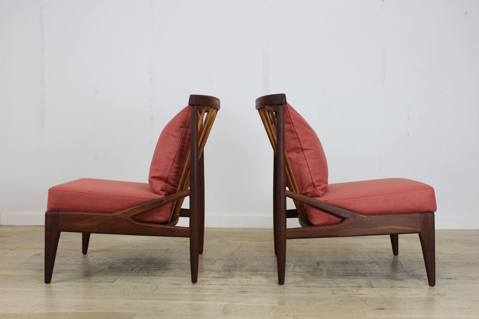 photo for sale Pair Of 1960’s Greaves & Thomas Villager Armless Chairs