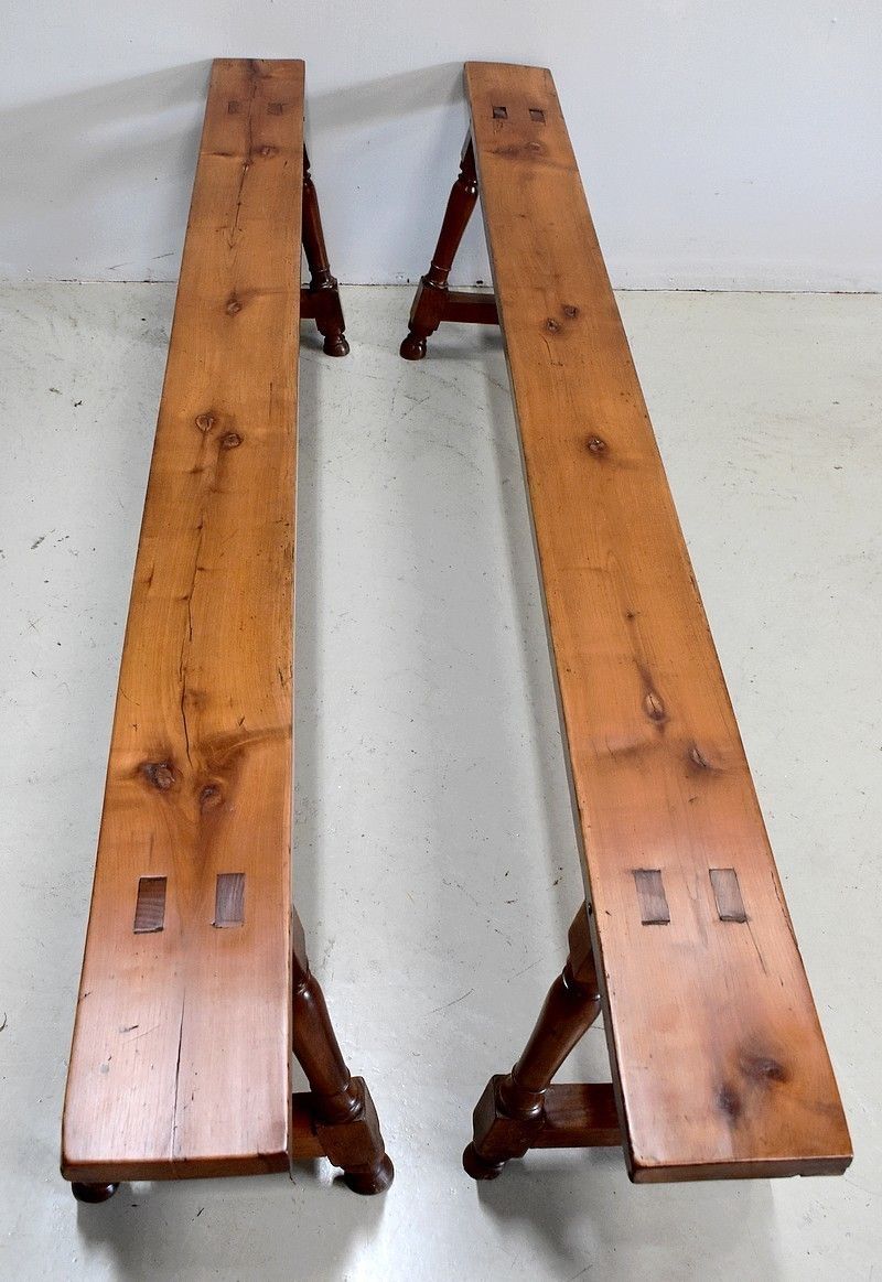 Pair Of Benches, 19th photo Furniture