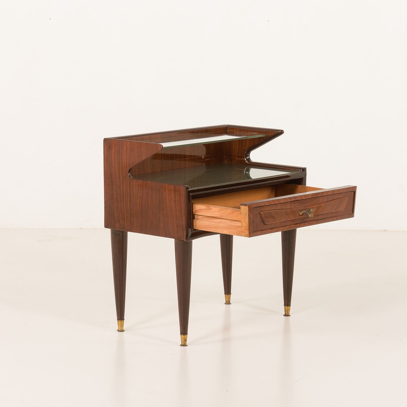 Italian Mid Century Side Table In The Style Of Paolo Buffa, 1950s photo vinterior