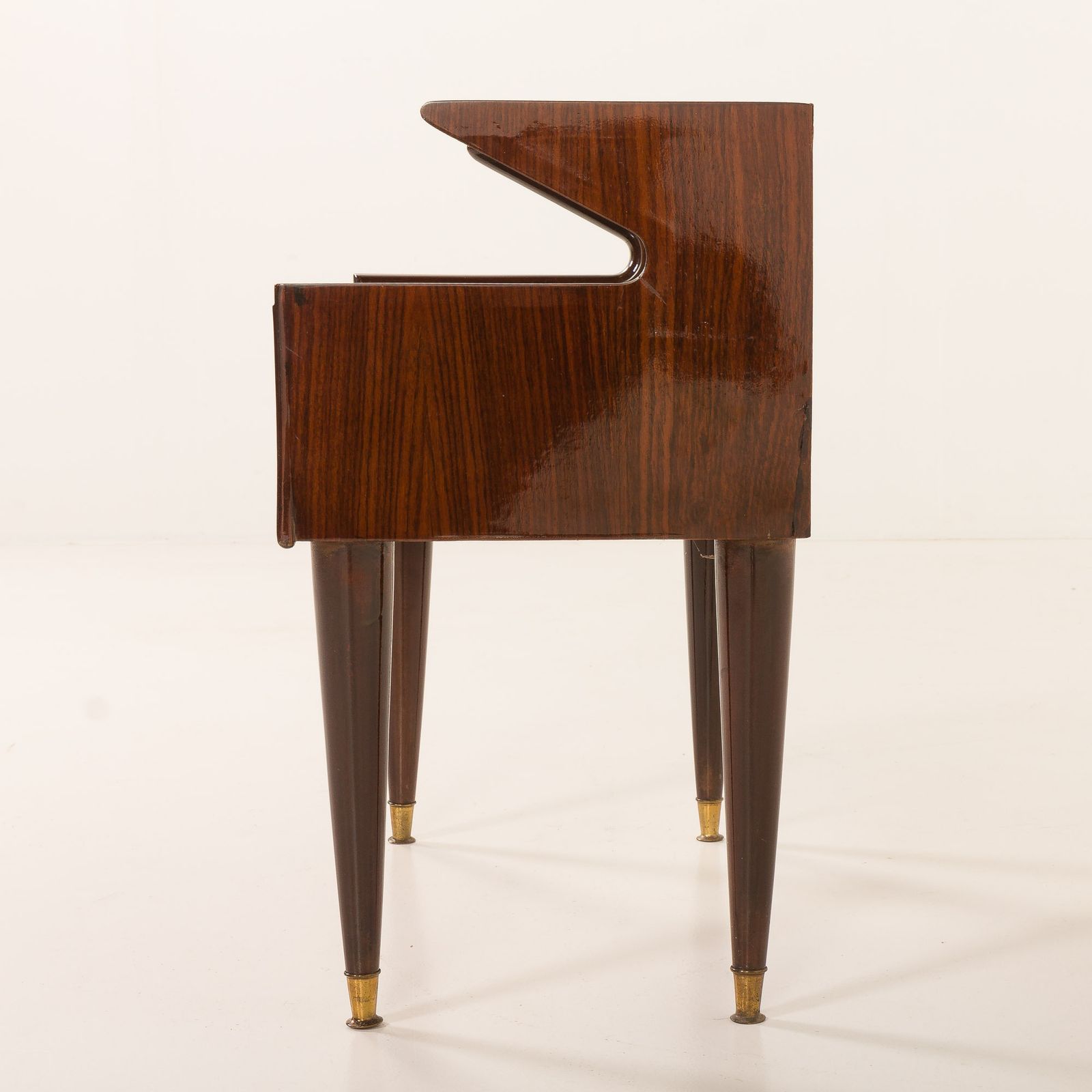 Furniture Italian Mid Century Side Table In The Style Of Paolo Buffa, 1950s photo
