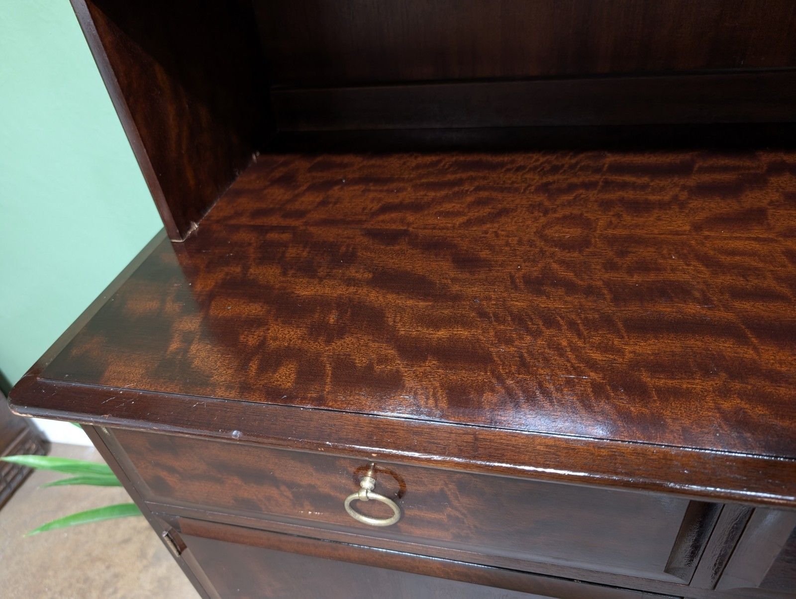 Vintage Stag Minstrel Welsh Dresser Mahogany Sideboard Display Cabinet photo buy