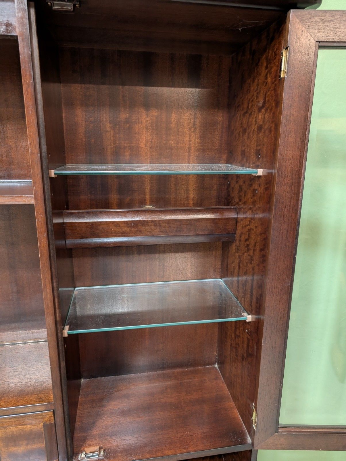 photo for sale Vintage Stag Minstrel Welsh Dresser Mahogany Sideboard Display Cabinet
