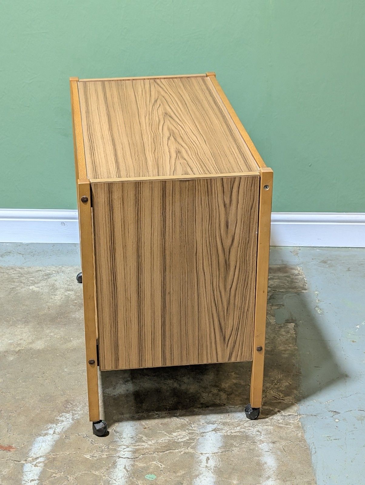 Vintage Teak Metamorphic Trolley Hidden Tables Nest Of Tables Mid Century Modern photo vintage