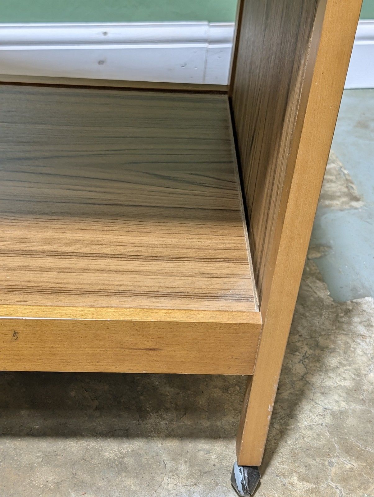 photo buy Vintage Teak Metamorphic Trolley Hidden Tables Nest Of Tables Mid Century Modern