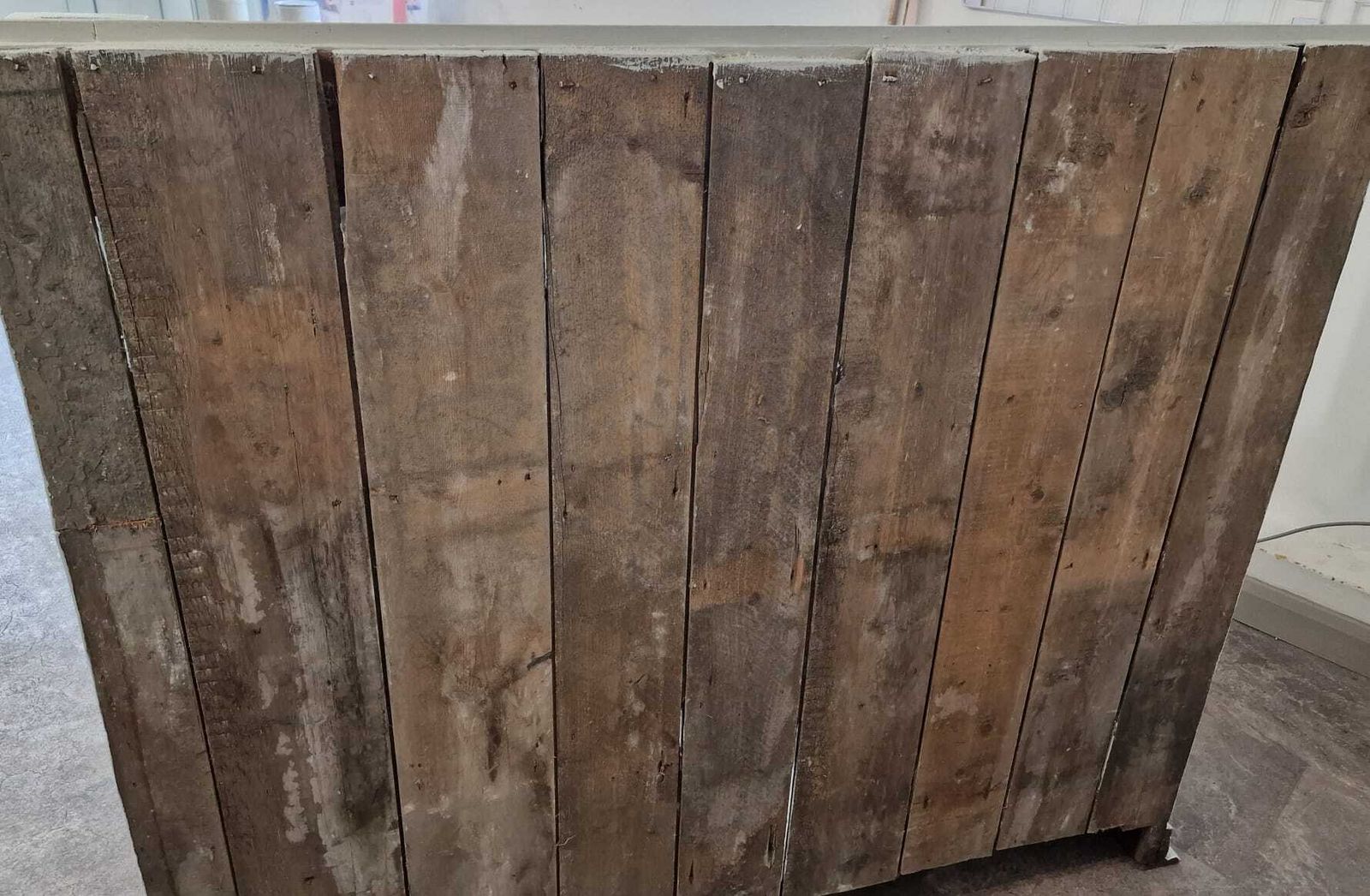 Large Painted Pine Bookcase/Shelves photo furniture