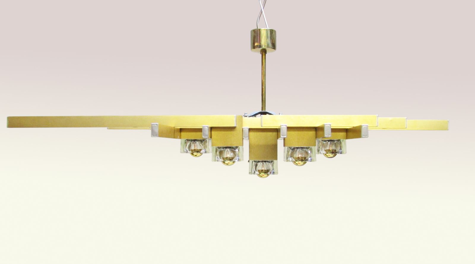 Large 1970s Italian Cubic Chandelier Or Wall Fixture By Gaetano Sciolari photo 3800.0