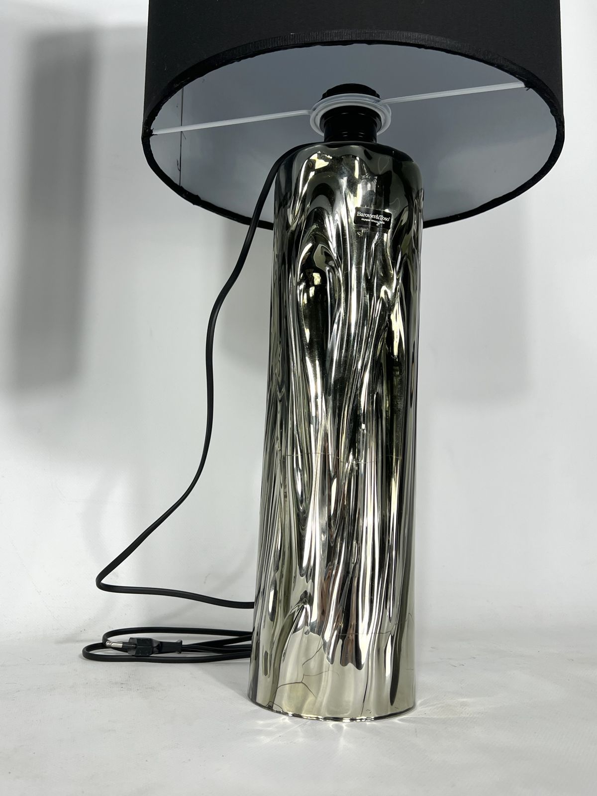 Barovier & Toso, Pair Of Murano Glass Table Lamps From 70s. Labeled photo vinterior