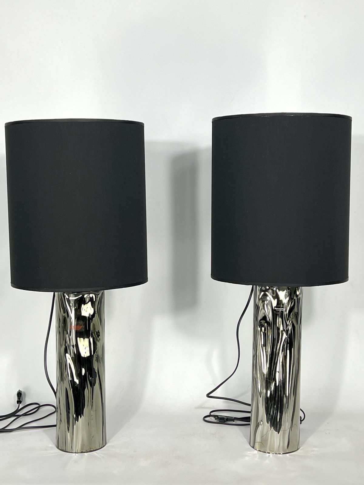 Barovier & Toso, Pair Of Murano Glass Table Lamps From 70s. Labeled photo buy
