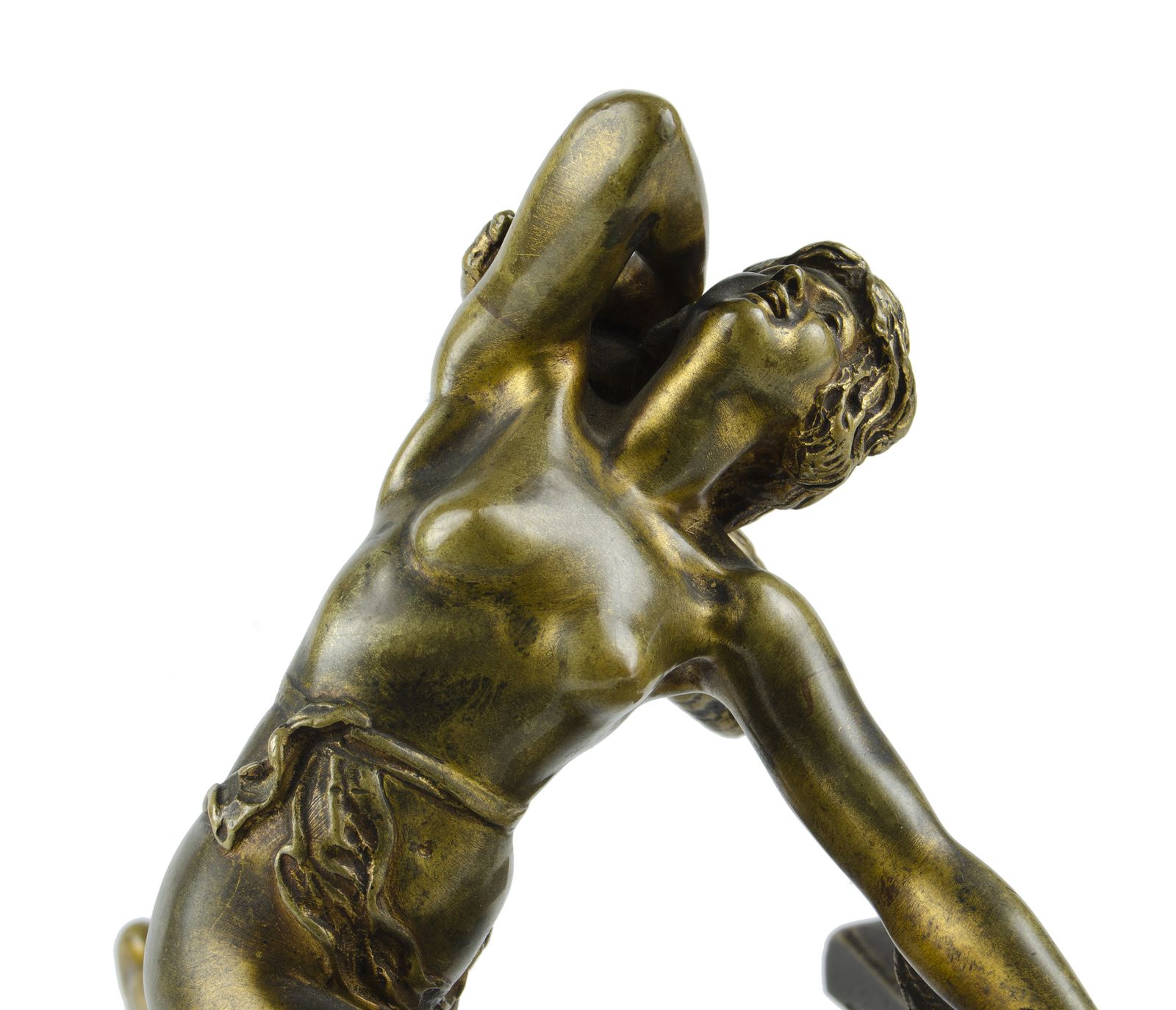 Early 20th Century Art Nouveau Bronze Sculpture 'Fortuna' By C. Tabora, France photo Art