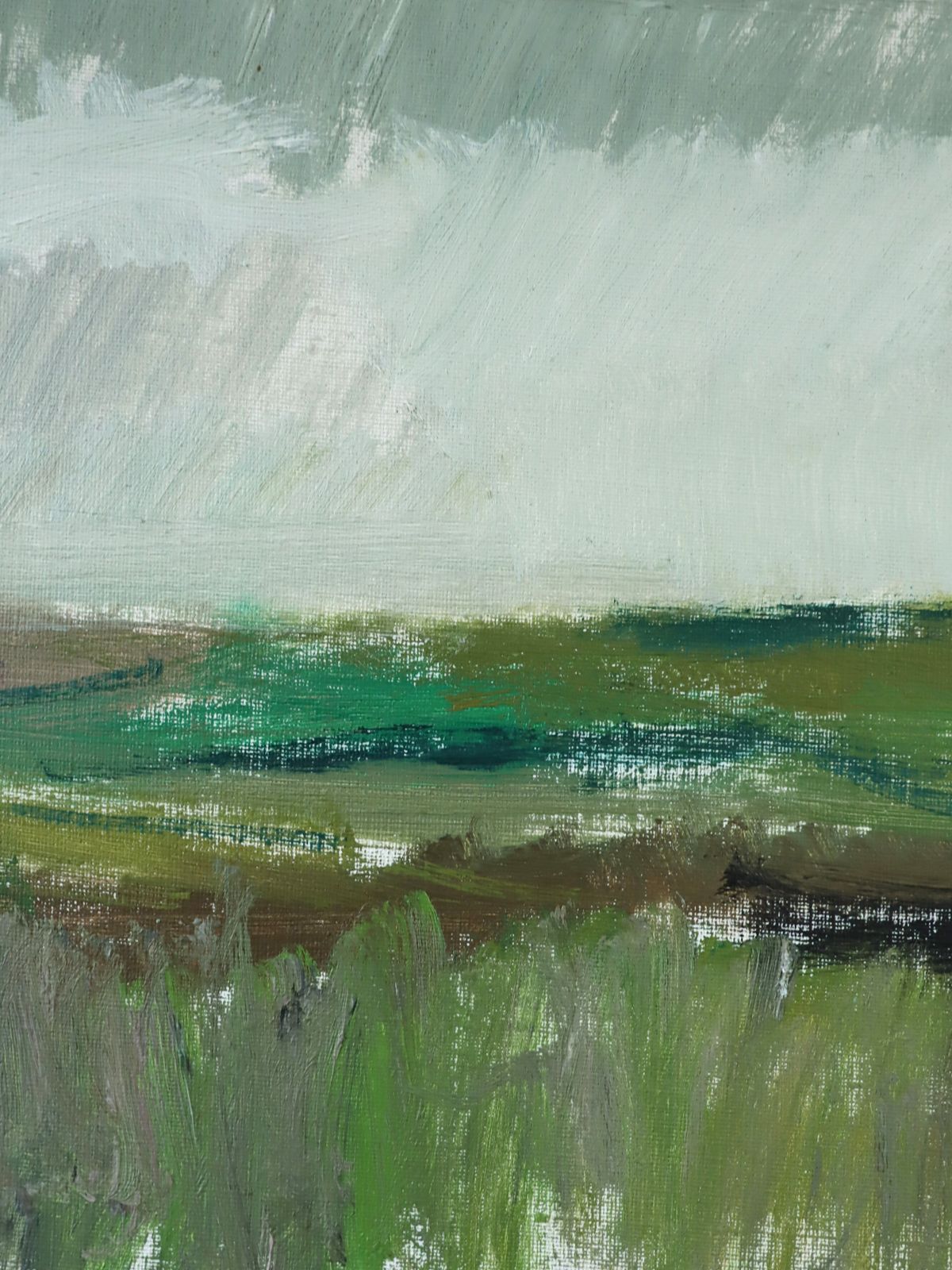 Earth And Air Oil Painting, Modernist photo vintage
