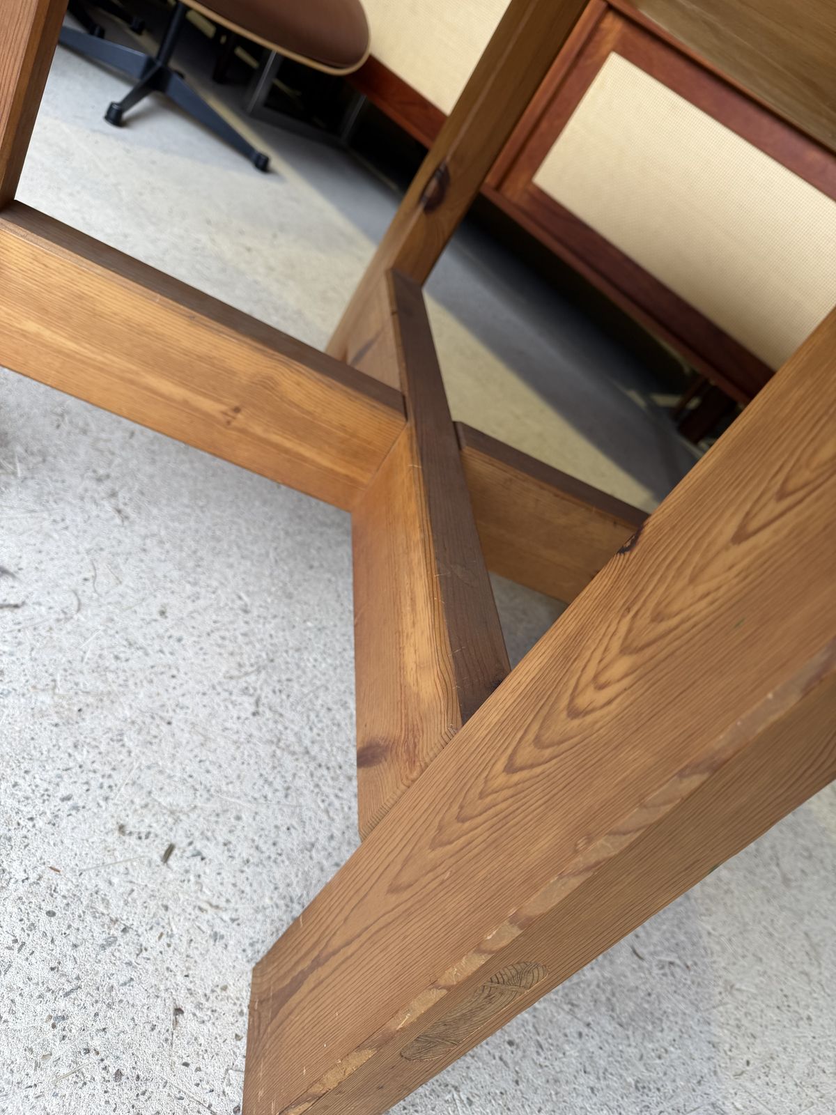 photo furniture Large Pine Dining Table By Karl Andersson & Söner For Roland Wilhelmsson Sweden