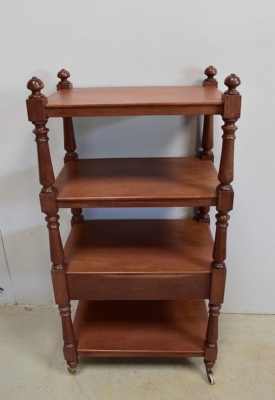 photo furniture Shelf Serving Mahogany Blond , 19th
