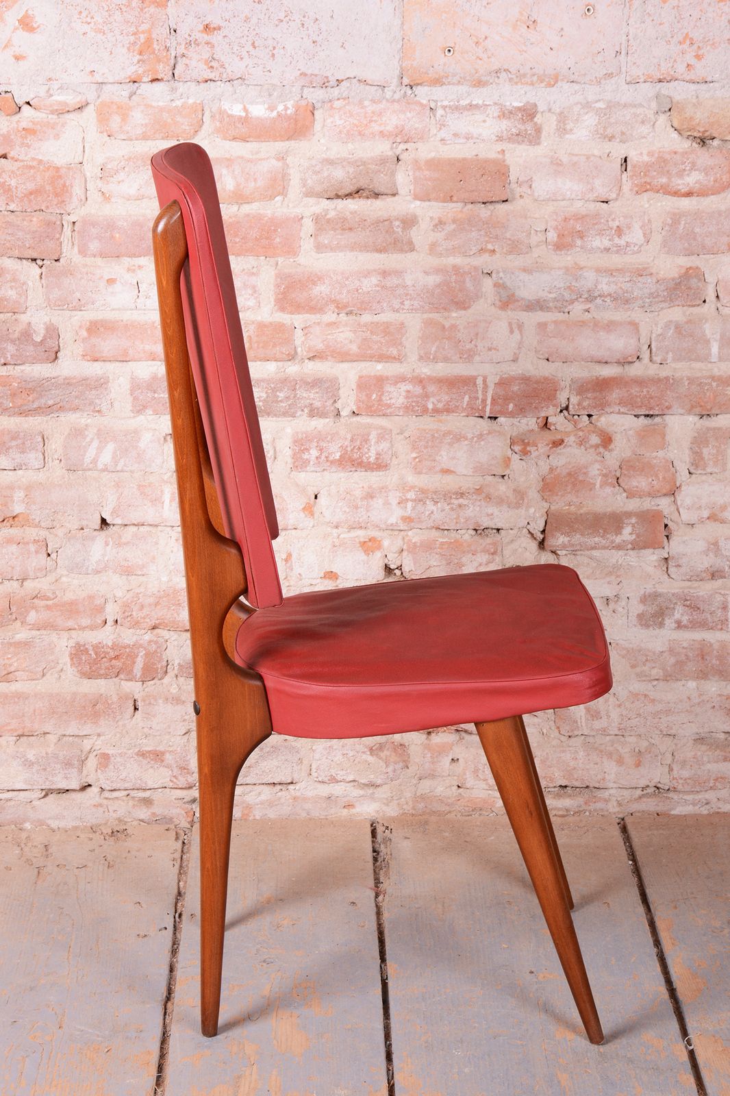 Six Original Art Deco Chairs, By Jules Leleu For Stella, Polish, France, 1940s photo 1650.0