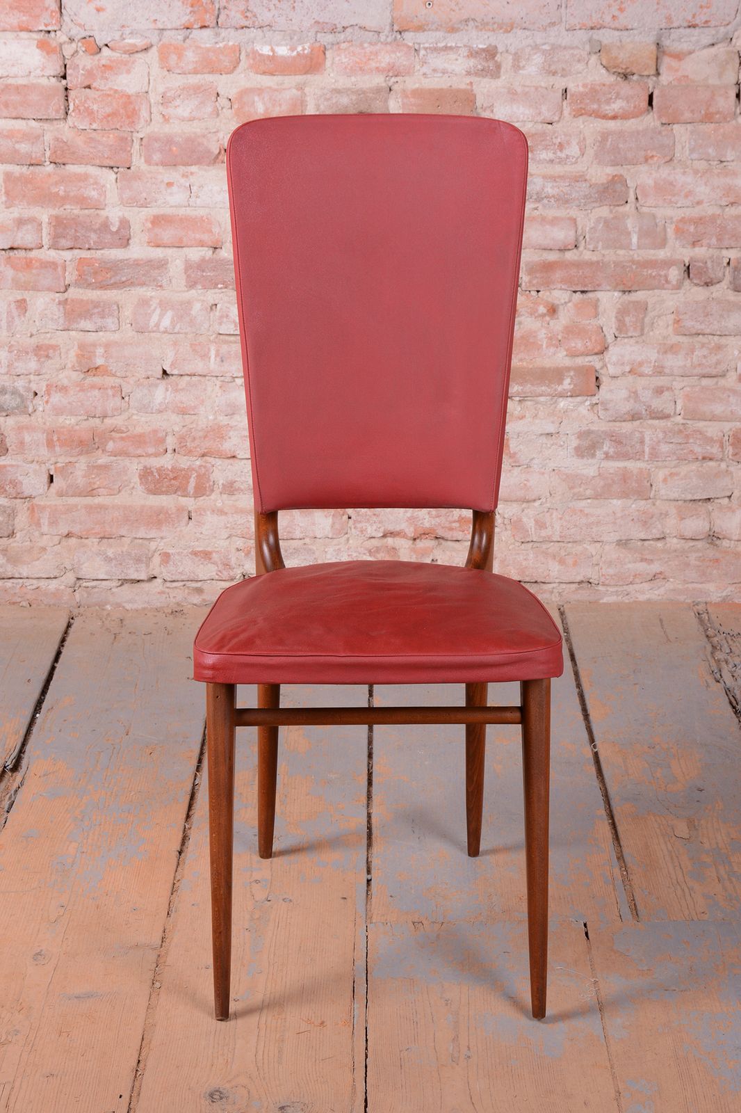 Six Original Art Deco Chairs, By Jules Leleu For Stella, Polish, France, 1940s photo buy