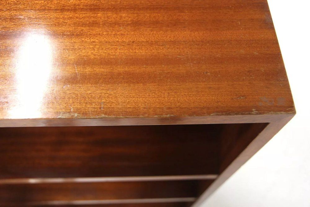 Scandinavian Mahogany Bookcase, Sweden, 1960s photo vintage