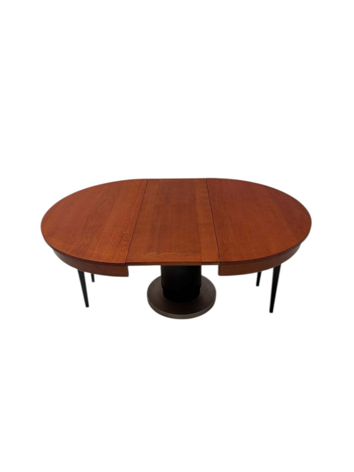 Art Deco Modernist Round Extendable Dining Room Table By Hendrik Wouda, 1931 photo for sale