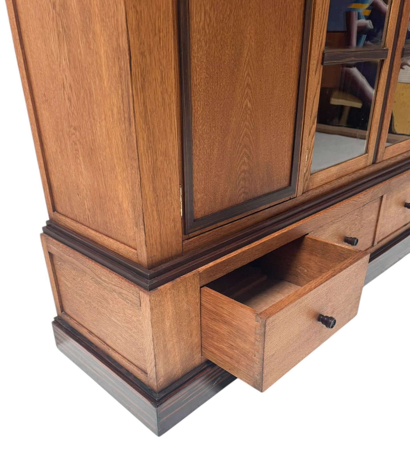 photo vinterior Art Deco Modernist Four Door Bookcase, 1920s
