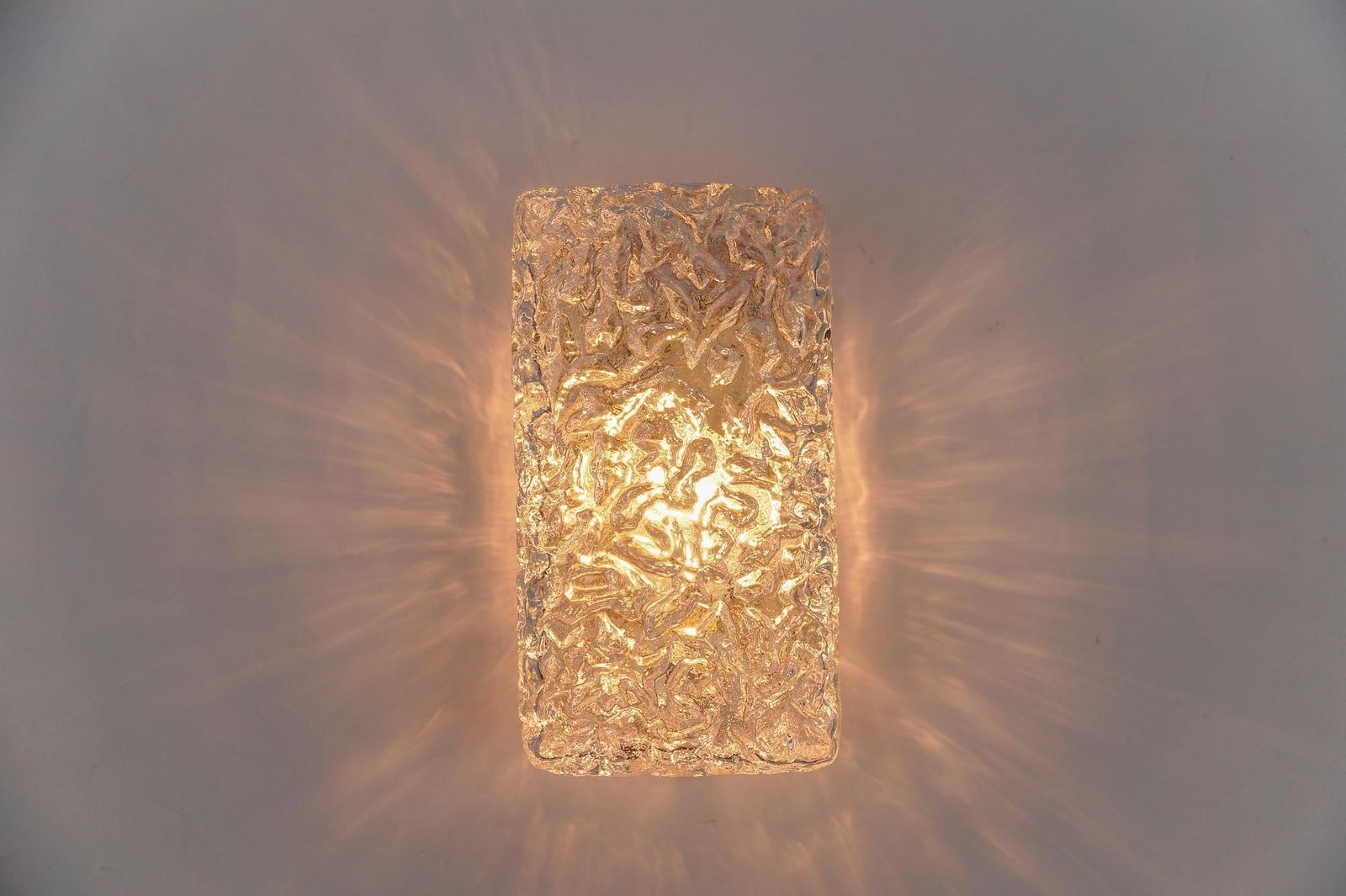 Set Of 3 Petit Glass Wall Lamps Or Flush Mounts By Limburg, 1960s Germany photo 959.0