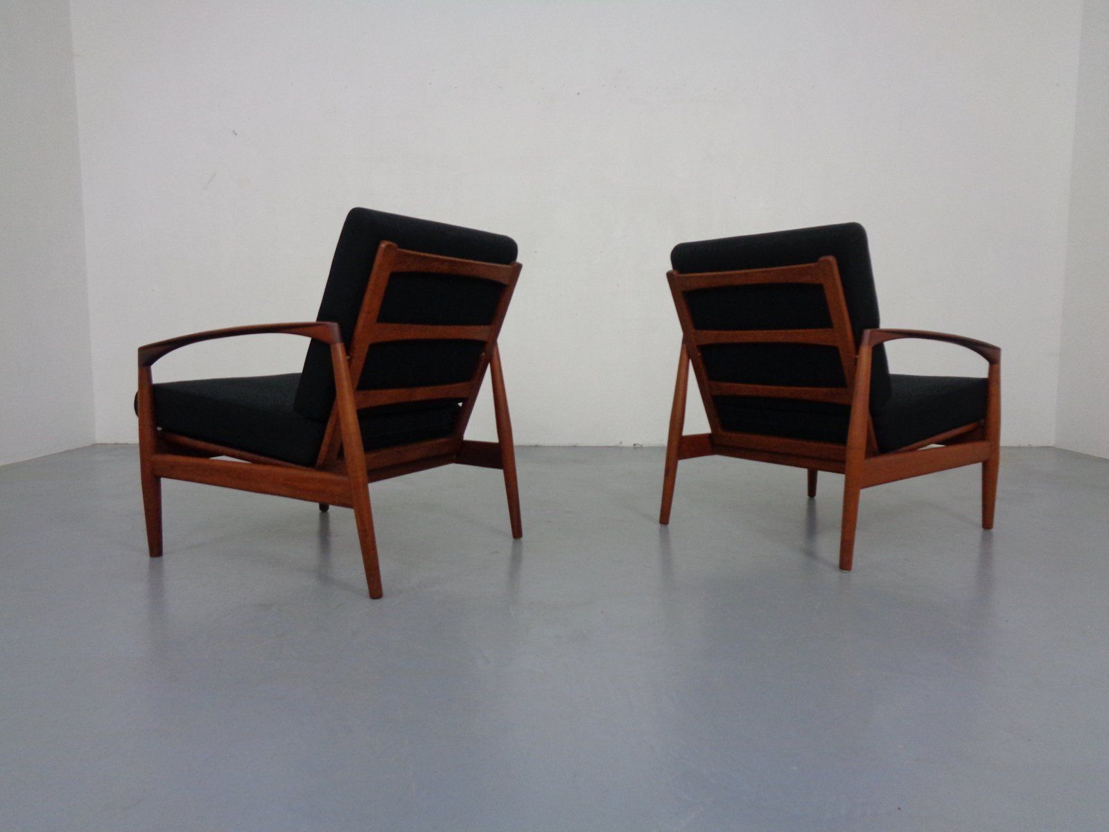 Goldfeder Teak Armchairs From Carl Straub, Germany, 1950s, Set Of 2 photo buy