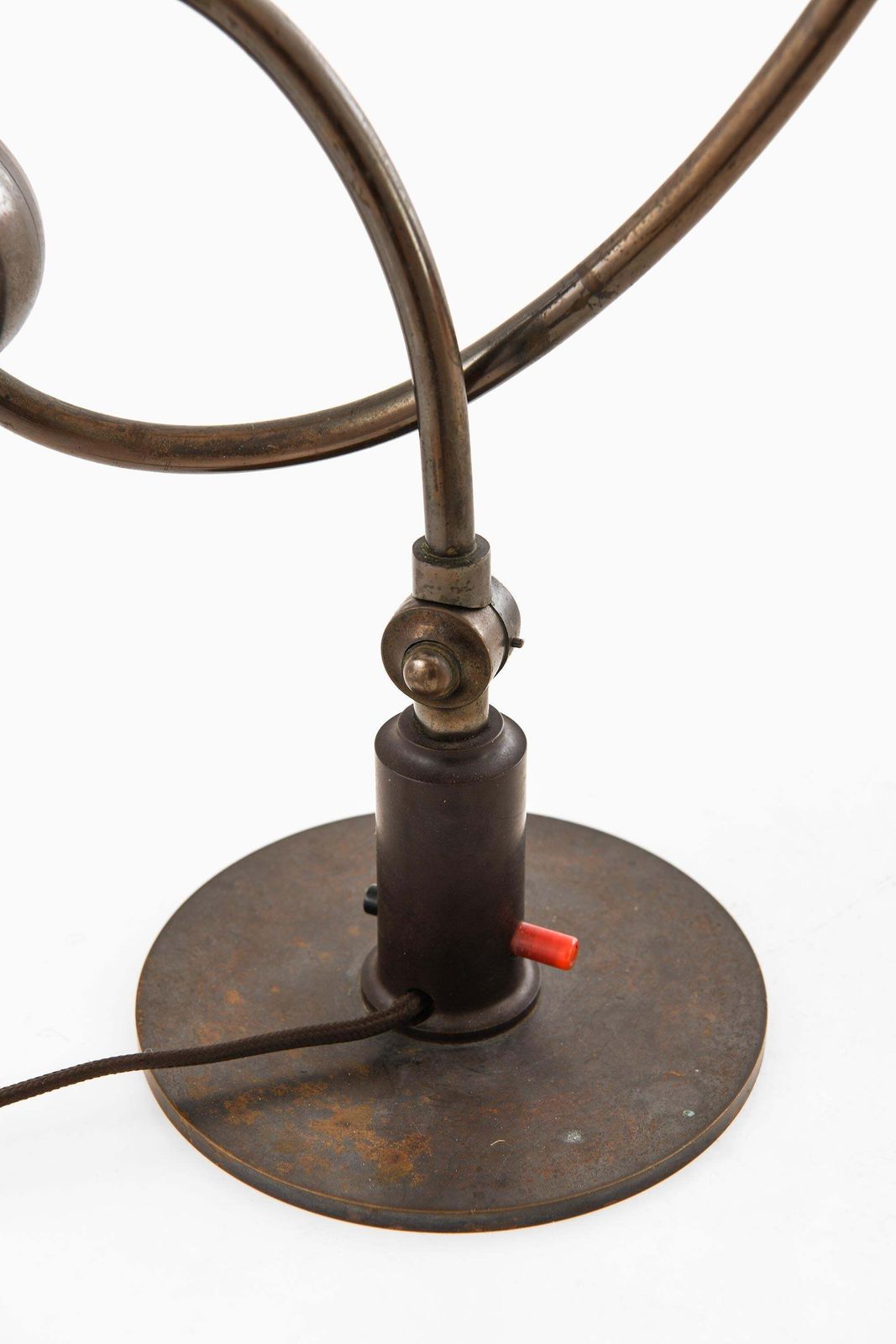 Ph Piano Table Lamp In Brass And Glass By Poul Henningsen, 1930s photo for sale