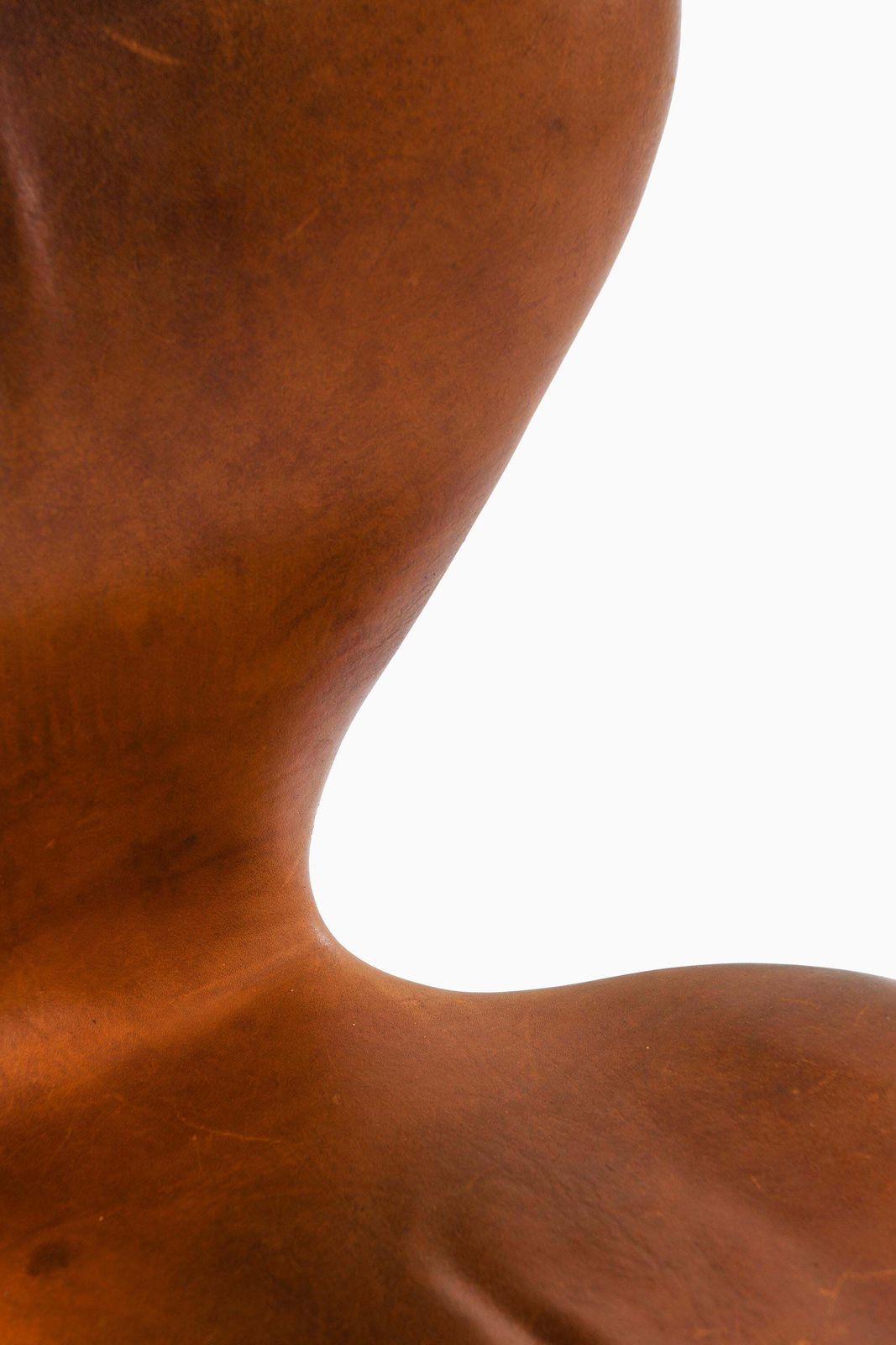 Office Chair In Leather And Steel By Arne Jacobsen, 1968 photo vinterior