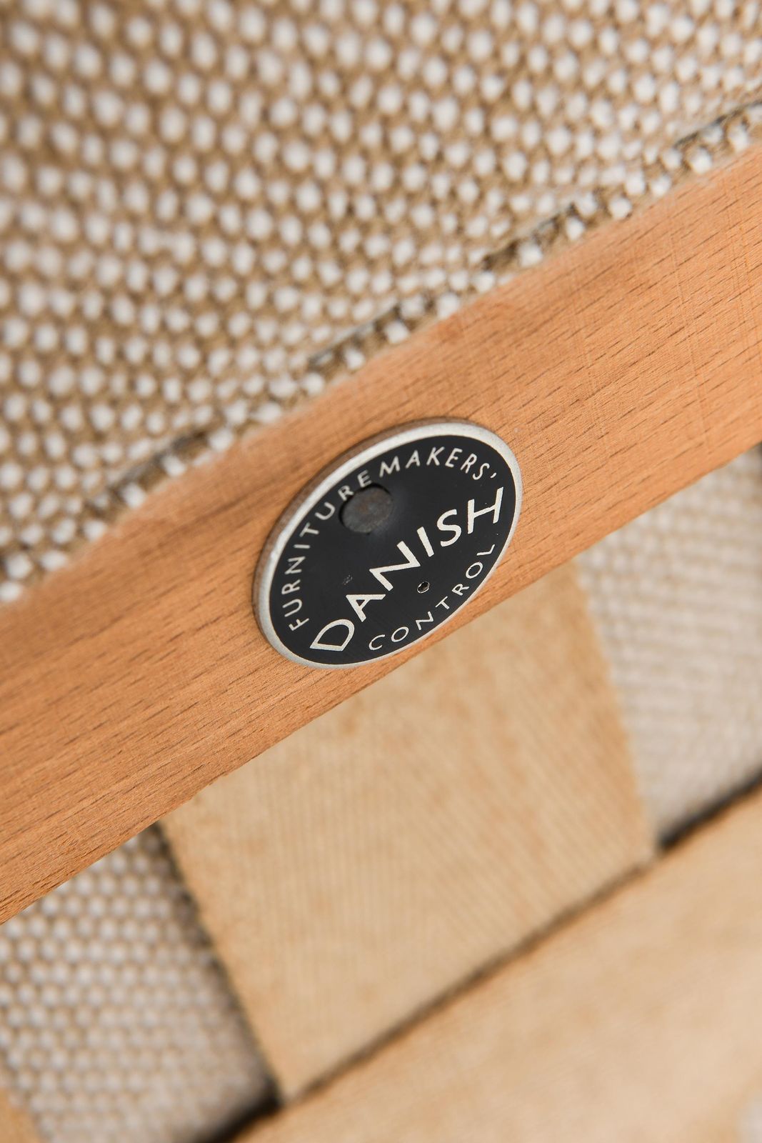 photo furniture Easy Chair In Wool And Oak By Hans Wegner, 1950s
