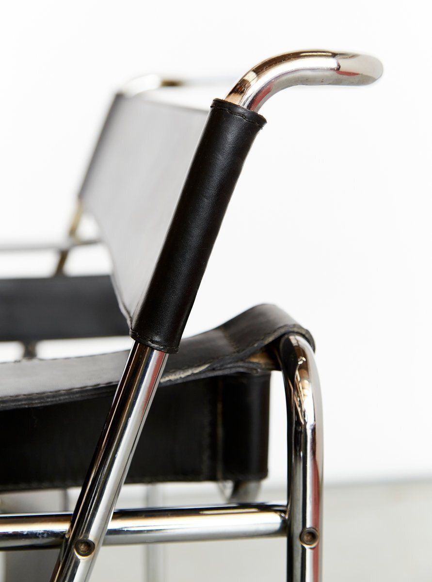 photo furniture B3 Wassily Chair By Marcel Breuer For Gavina, 1970s