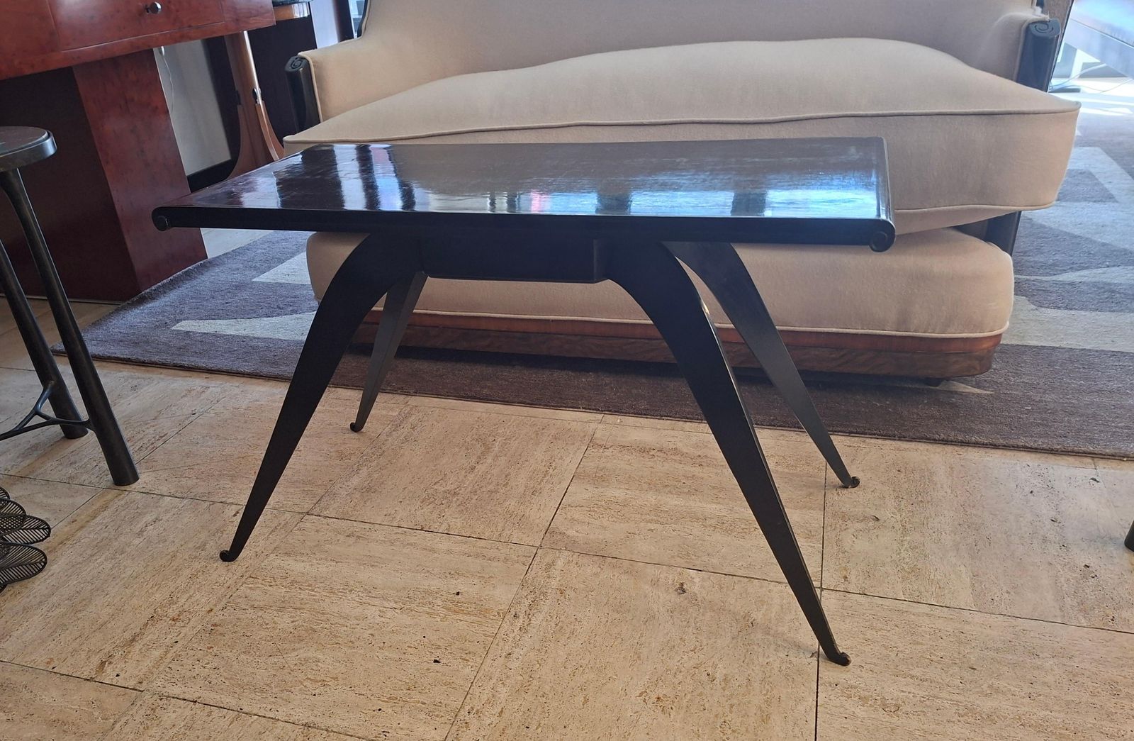 Alfred Porteneuve Coffe Table, Ducharne Model After Rulhmann photo furniture