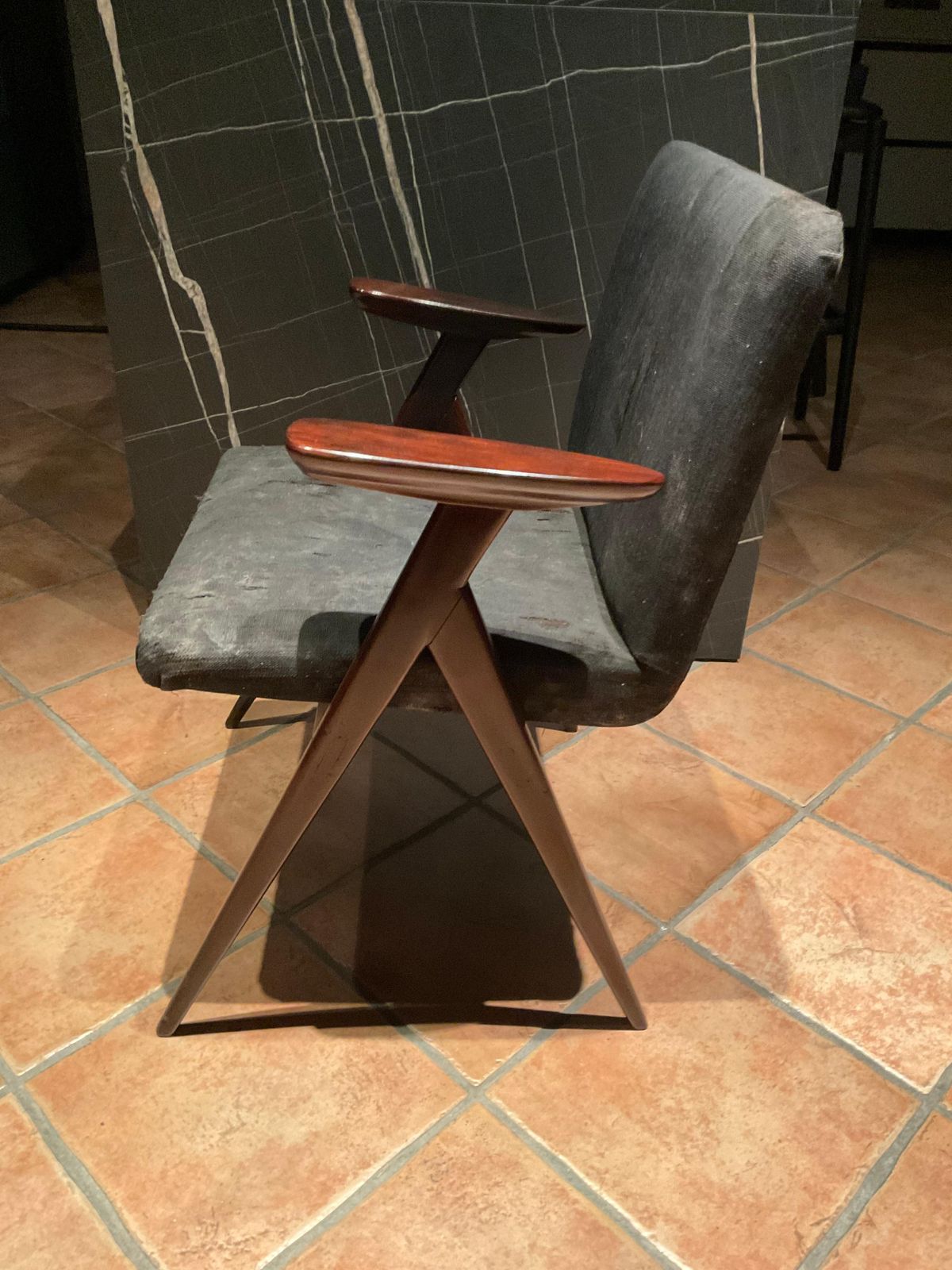 Ico Parisi   Armchair With Arm Rest   Made In Italy 1950s photo furniture