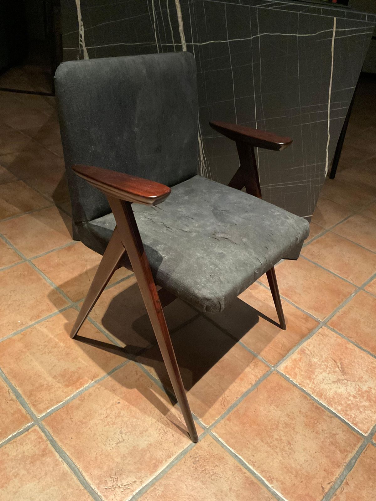 Ico Parisi   Armchair With Arm Rest   Made In Italy 1950s photo buy