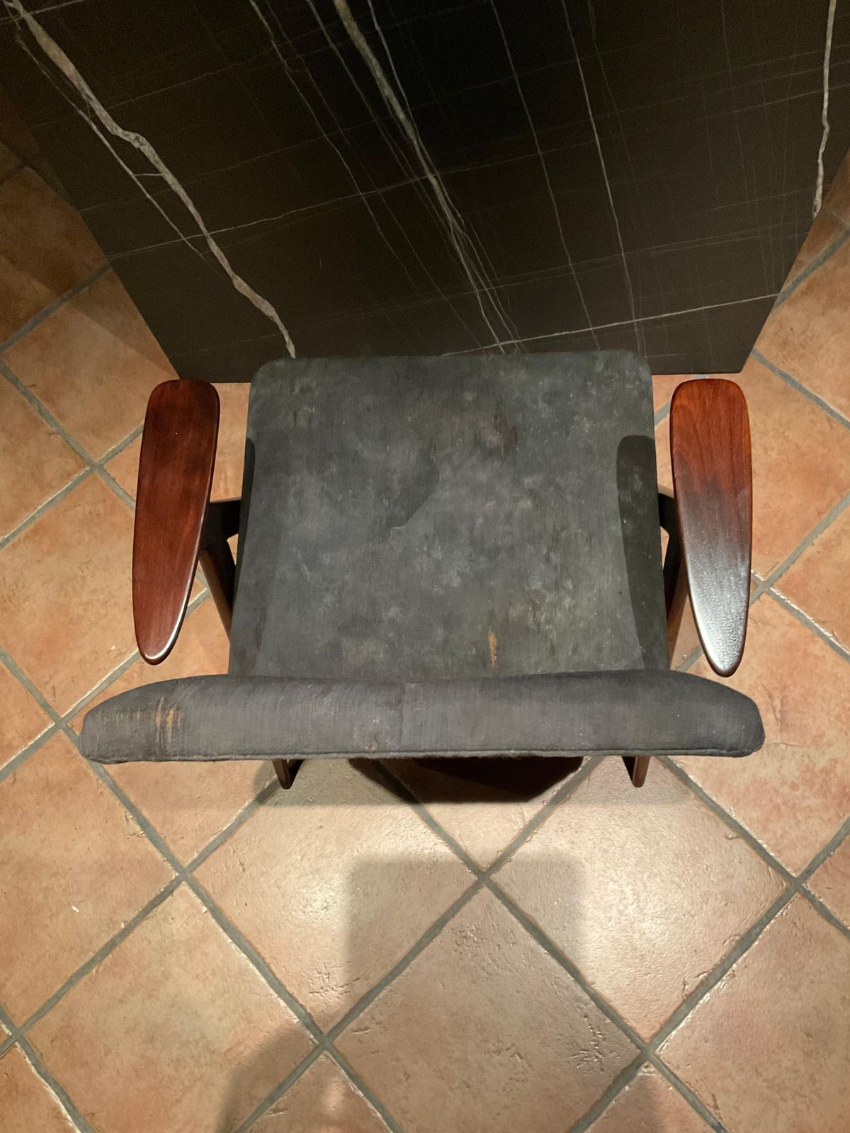 photo for sale Ico Parisi   Armchair With Arm Rest   Made In Italy 1950s